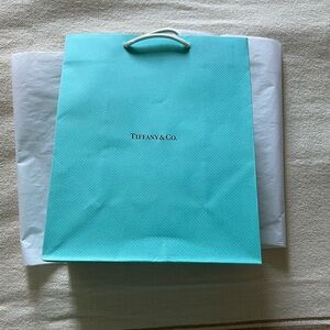Tiffany bag and tissue paper